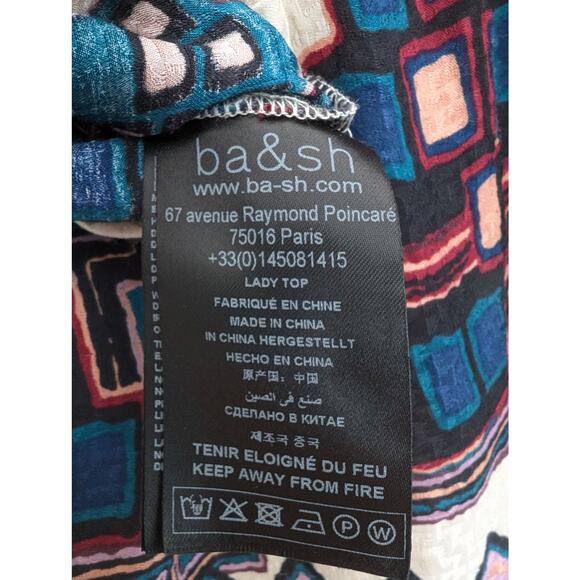 Ba&sh Marry Bohemian Boho Blouse Size 6/Medium - Excellent Condition - Picture 7 of 8